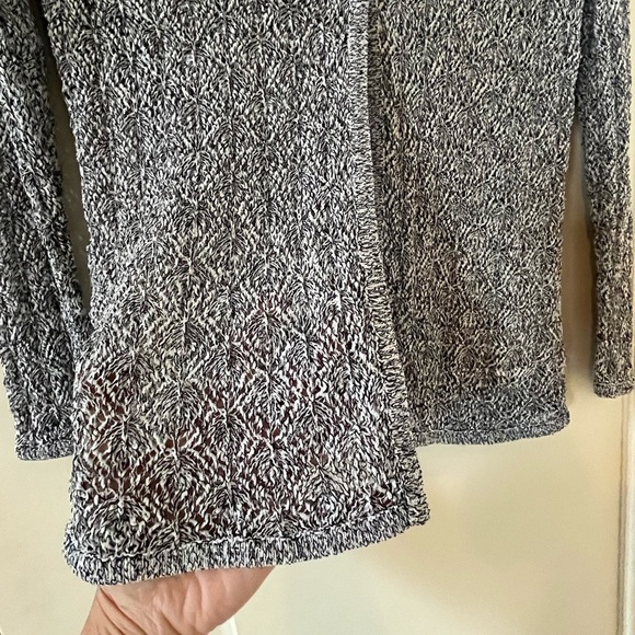 Jones New York Collection Charcoal Gray One button Cardigan Women’s Medium - Picture 2 of 10